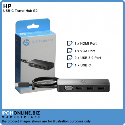 HP USB-C Travel Hub G2 - HDMI VGA USB 3.0 USB C HP USB-C Travel Hub G2 - HDMI VGA USB 3.0 USB C