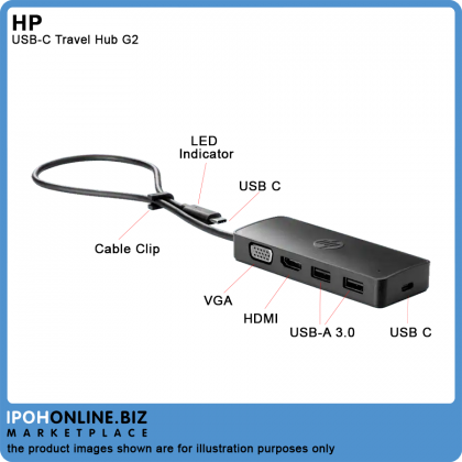 HP USB-C Travel Hub G2 - HDMI VGA USB 3.0 USB C HP USB-C Travel Hub G2 - HDMI VGA USB 3.0 USB C