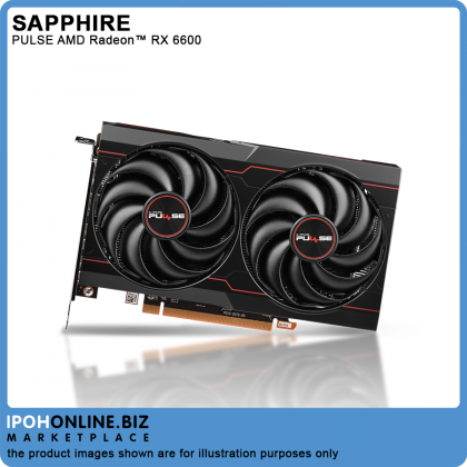 SAPPHIRE PULSE AMD RADEON RX6600 8GB GDDR6 PCI-Express 4.0 HDMI DP Gaming Graphics Card SAPPHIRE PULSE AMD RADEON RX6600 8GB GDDR6 PCI-Express 4.0 HDMI DP Gaming Graphics Card