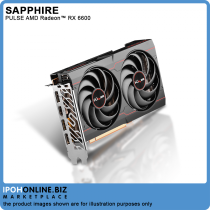 SAPPHIRE PULSE AMD RADEON RX6600 8GB GDDR6 PCI-Express 4.0 HDMI DP Gaming Graphics Card SAPPHIRE PULSE AMD RADEON RX6600 8GB GDDR6 PCI-Express 4.0 HDMI DP Gaming Graphics Card