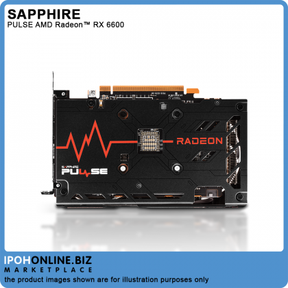 SAPPHIRE PULSE AMD RADEON RX6600 8GB GDDR6 PCI-Express 4.0 HDMI DP Gaming Graphics Card SAPPHIRE PULSE AMD RADEON RX6600 8GB GDDR6 PCI-Express 4.0 HDMI DP Gaming Graphics Card