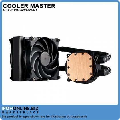 Cooler Master MasterLiquid 120 Low-profile Dual Chamber Design CPU Cooler - Intel LGA1151 AMD AM4 Cooler Master MasterLiquid 120 Low-profile Dual Chamber Design CPU Cooler - Intel LGA1151 AMD AM4