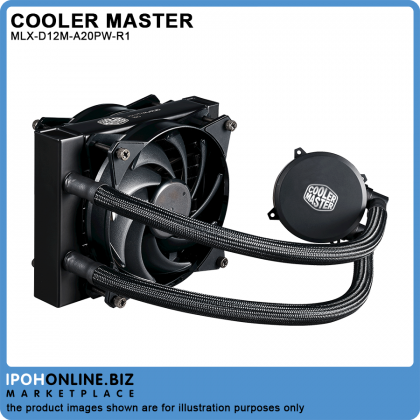 Cooler Master MasterLiquid 120 Low-profile Dual Chamber Design CPU Cooler - Intel LGA1151 AMD AM4 Cooler Master MasterLiquid 120 Low-profile Dual Chamber Design CPU Cooler - Intel LGA1151 AMD AM4