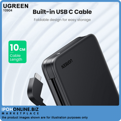 UGREEN USB-C to 2.5 inch External Hard Drive Enclosure - Built-in Cable UGREEN USB-C to 2.5 inch External Hard Drive Enclosure - Built-in Cable