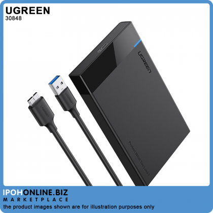 UGREEN USB 3.0 to 2.5 inch SATA External Hard Drive Enclosure with Micro USB 3.0 Cable