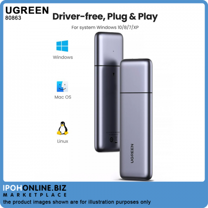 UGREEN USB-C to M.2 NVMe / SATA SSD Enclosure UGREEN USB-C to M.2 NVMe / SATA SSD Enclosure