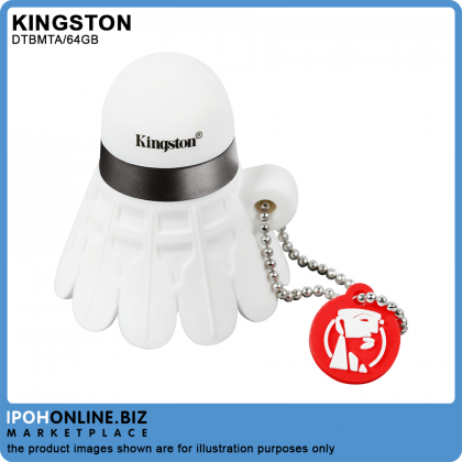 Kingston DTBMTA/64GB Limited Edition Badminton USB 3.1 64GB Thumbdrive Kingston DTBMTA/64GB Limited Edition Badminton USB 3.1 64GB Thumbdrive