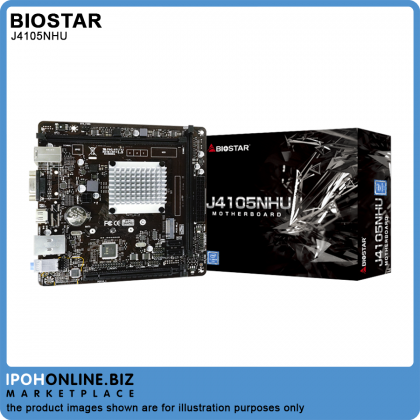 BIOSTAR J4105NHU CPU Onboard Intel Celeron J4105 Quad-Core 2.50GHz DDR4 M.2 VGA HDMI Mini ITX Motherboard UHD Graphics 600 With BIOS Updated