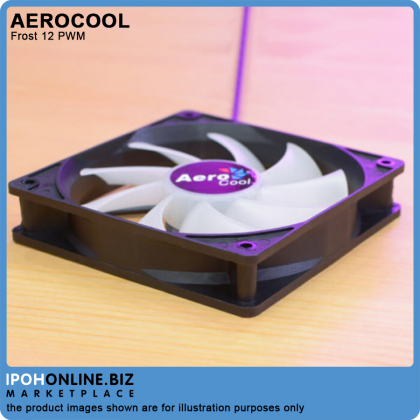 AeroCool Frost 12 PWM 120mm FRGB Casing Fan with PWM 4-PIN Connector AeroCool Frost 12 PWM 120mm FRGB Casing Fan with PWM 4-PIN Connector
