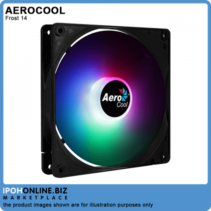 AeroCool Frost 14 FRGB 140mm Casing Fan with Molex + 3-pin Connector AeroCool Frost 14 FRGB 140mm Casing Fan with Molex + 3-pin Connector