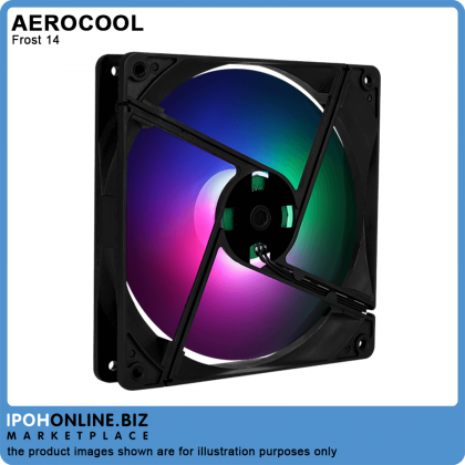 AeroCool Frost 14 FRGB 140mm Casing Fan with Molex + 3-pin Connector AeroCool Frost 14 FRGB 140mm Casing Fan with Molex + 3-pin Connector