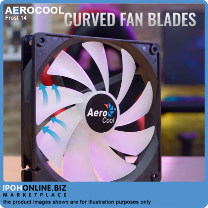 AeroCool Frost 14 FRGB 140mm Casing Fan with Molex + 3-pin Connector AeroCool Frost 14 FRGB 140mm Casing Fan with Molex + 3-pin Connector