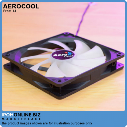 AeroCool Frost 14 FRGB 140mm Casing Fan with Molex + 3-pin Connector AeroCool Frost 14 FRGB 140mm Casing Fan with Molex + 3-pin Connector