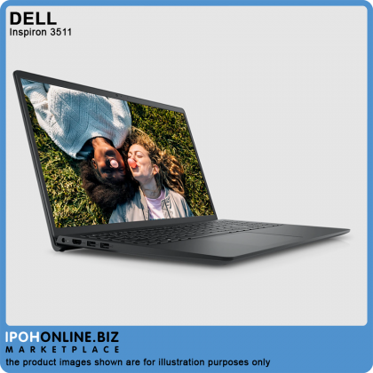 Dell Inspiron 15 3511 HN13511401MY 11th Generation Intel Core i3-1115G4 (4GB/256GB M.2 SSD/ Win 10/15.6"FHD) - FOC Mircosoft Home & Student,Backpack & Mouse 
