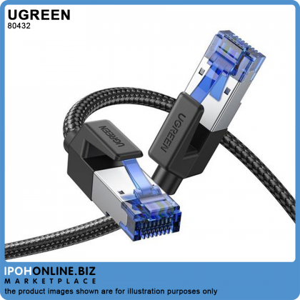 UGREEN CAT8 Shielded Round Braided Cable Modular Plugs 3M UGREEN CAT8 Shielded Round Braided Cable Modular Plugs 3M
