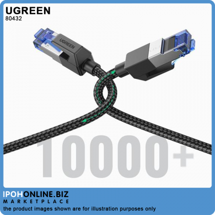 UGREEN CAT8 Shielded Round Braided Cable Modular Plugs 3M UGREEN CAT8 Shielded Round Braided Cable Modular Plugs 3M