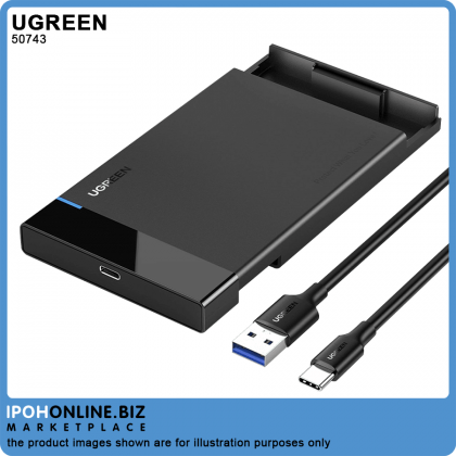 UGREEN USB3.1 Type C Port 2.5 Inch 6Gbps Hard Drive Enclosure