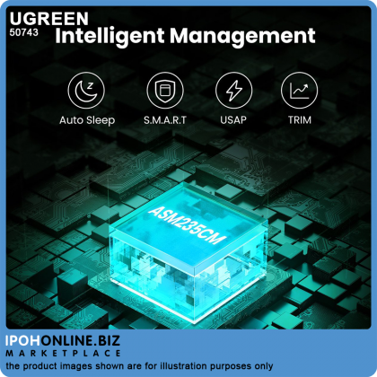 UGREEN USB3.1 Type C Port 2.5 Inch 6Gbps Hard Drive Enclosure