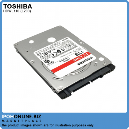 Toshiba L200 1TB 5400RPM SATA 3.0Gb/s 128MB Buffer 2.5" HDD Laptop PC Hard Drive Toshiba L200 1TB 5400RPM SATA 3.0Gb/s 128MB Buffer 2.5" HDD Laptop PC Hard Drive