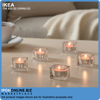 IKEA SINNLIG Scented Tealight Bright Pink Cherries 38mm Candles 30 Pieces Burning Time 4 Hour