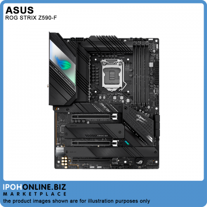 ASUS ROG STRIX Z590-F 11th & 10th Gen Intel Z590 LGA 1200 DDR4 5333 M.2 HDMI DP ATX Gaming WiFi Motherboard