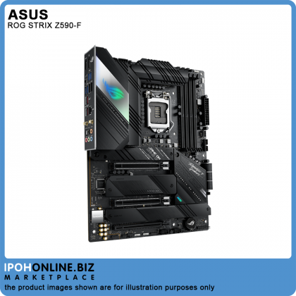 ASUS ROG STRIX Z590-F 11th & 10th Gen Intel Z590 LGA 1200 DDR4 5333 M.2 HDMI DP ATX Gaming WiFi Motherboard