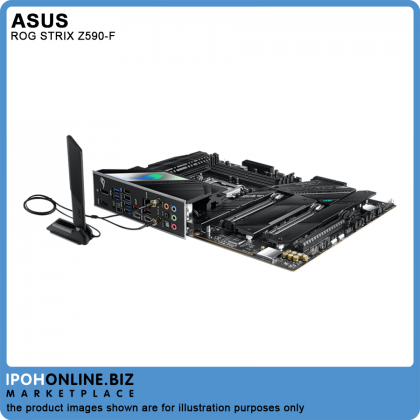 ASUS ROG STRIX Z590-F 11th & 10th Gen Intel Z590 LGA 1200 DDR4 5333 M.2 HDMI DP ATX Gaming WiFi Motherboard