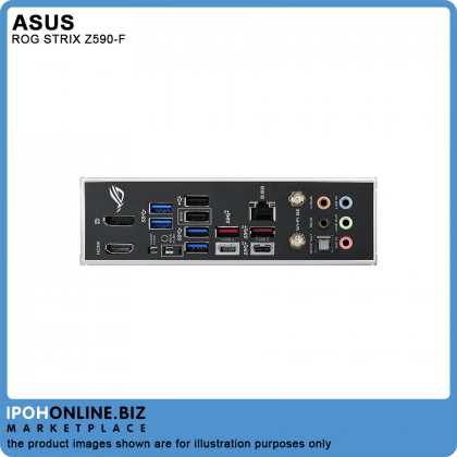 ASUS ROG STRIX Z590-F 11th & 10th Gen Intel Z590 LGA 1200 DDR4 5333 M.2 HDMI DP ATX Gaming WiFi Motherboard