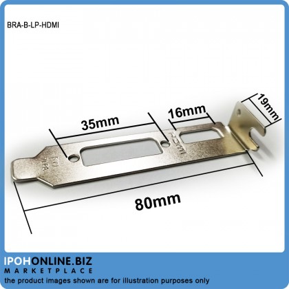 1 pcs HDMI & DVI Low Profile Bracket for Biostar Nvdia Geforce Graphic Card 1 pcs HDMI & DVI Low Profile Bracket for Biostar Nvdia Geforce Graphic Card