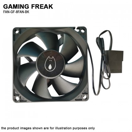AVF Gaming Freak GF-8FAN-BK 8CM 12V 0.15A 1800RPM Connector 4 Pin Casing Fan AVF Gaming Freak GF-8FAN-BK 8CM 12V 0.15A 1800RPM Connector 4 Pin Casing Fan
