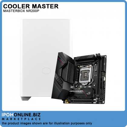 Cooler Master MASTERBOX NR200P Mini ITX Casing + ASUS ROG STRIX B560-I Mini-ITX Gaming WiFi Motherboard