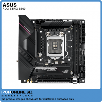 Cooler Master MASTERBOX NR200P Mini ITX Casing + ASUS ROG STRIX B560-I Mini-ITX Gaming WiFi Motherboard