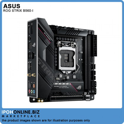 Cooler Master MASTERBOX NR200P Mini ITX Casing + ASUS ROG STRIX B560-I Mini-ITX Gaming WiFi Motherboard