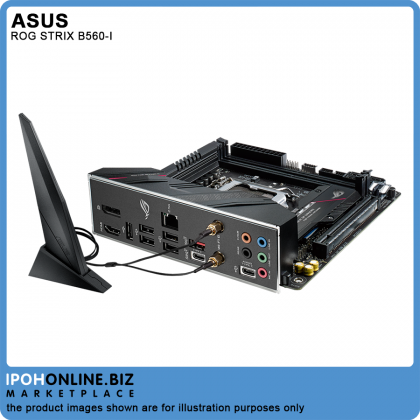 Cooler Master MASTERBOX NR200P Mini ITX Casing + ASUS ROG STRIX B560-I Mini-ITX Gaming WiFi Motherboard