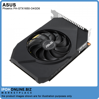 ASUS Phoenix PH-GTX1650-O4GD6 GeForce® GTX 1650 OC Edition 4GB GDDR6 HDMI DVI DP Graphic Card