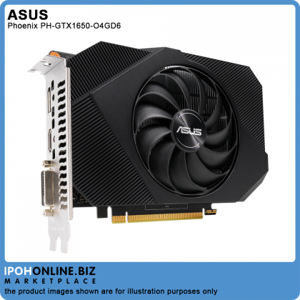 ASUS Phoenix PH-GTX1650-O4GD6 GeForce® GTX 1650 OC Edition 4GB GDDR6 HDMI DVI DP Graphic Card