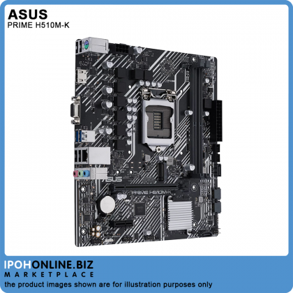ASUS PRIME H510M-K 11th Gen Intel H510 LGA 1200 DDR4 M.2 HDMI VGA Micro ATX Motherboard ASUS PRIME H510M-K 11th Gen Intel H510 LGA 1200 DDR4 M.2 HDMI VGA Micro ATX Motherboard