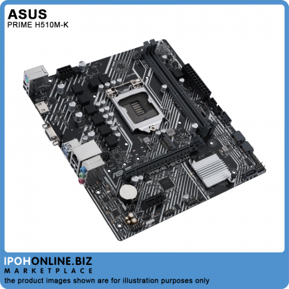 ASUS PRIME H510M-K 11th Gen Intel H510 LGA 1200 DDR4 M.2 HDMI VGA Micro ATX Motherboard ASUS PRIME H510M-K 11th Gen Intel H510 LGA 1200 DDR4 M.2 HDMI VGA Micro ATX Motherboard
