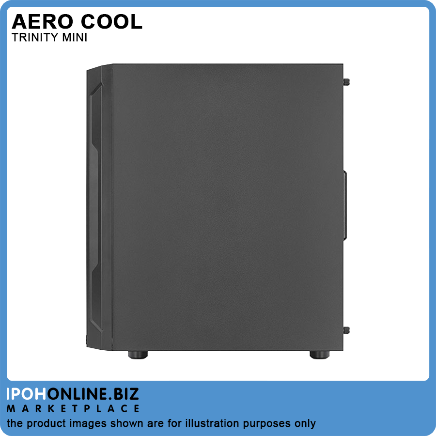 Aerocool Viewport Mini-G V1 – Custodia Mini Tower PC Nero, Supporta Radiatore 240mm E GPU 355mm - 2