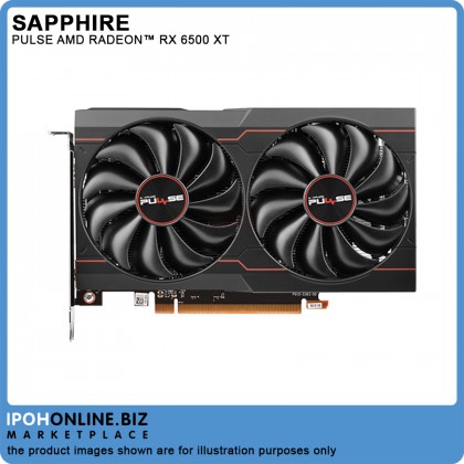 SAPPHIRE PULSE AMD Radeon RX6500 XT GAMING OC 4GB GDDR6 PCI-Express 4.0 HDMI DP Graphics Card