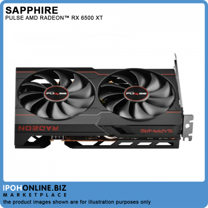 SAPPHIRE PULSE AMD Radeon RX6500 XT GAMING OC 4GB GDDR6 PCI-Express 4.0 HDMI DP Graphics Card
