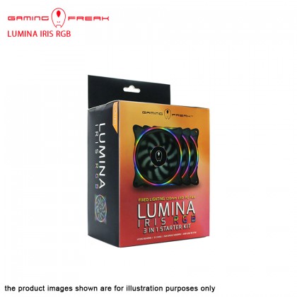 Gaming Freak GF-IRFIX LUMINA IRIS RGB FIXED LIGHTING 120mm LED PC Fan