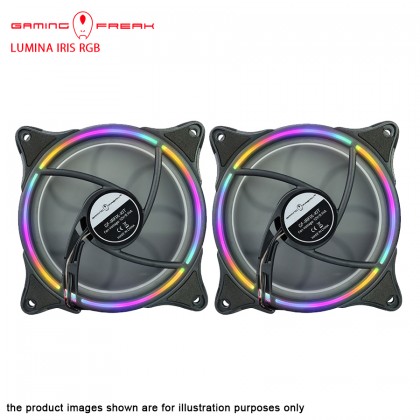 Gaming Freak GF-IRFIX LUMINA IRIS RGB FIXED LIGHTING 120mm LED PC Fan