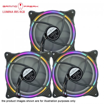 Gaming Freak GF-IRFIX LUMINA IRIS RGB FIXED LIGHTING 120mm LED PC Fan