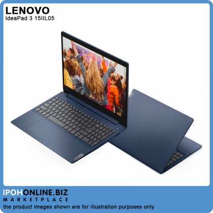 Lenovo IdeaPad 3 15IIL05 (Intel i3-1005G1/8GB/256GB SSD/W11 Home/15.6" HD/Touch Screen) Laptop - FOC Mouse + Backpack Lenovo IdeaPad 3 15IIL05 (Intel i3-1005G1/8GB/256GB SSD/W11 Home/15.6" HD/Touch Screen) Laptop - FOC Mouse + Backpack