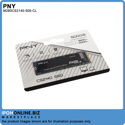 PNY CS2140 500GB M.2 2280 NVMe PCIe GEN4 X4 SSD PNY CS2140 500GB M.2 2280 NVMe PCIe GEN4 X4 SSD