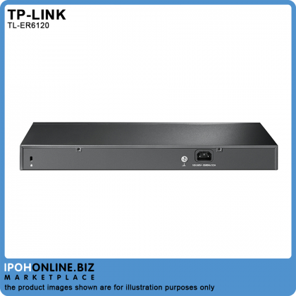 TP-Link TL-ER6120 SafeStream Gigabit Multi-WAN VPN Router TP-Link TL-ER6120 SafeStream Gigabit Multi-WAN VPN Router