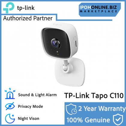 TP-Link Tapo C110 3MP Full HD 3.3mm Smart Home Security Wi-Fi Camera