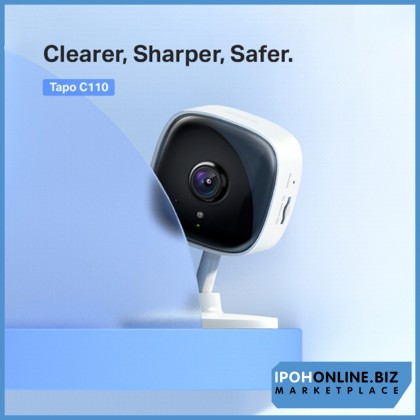 TP-Link Tapo C110 3MP Full HD 3.3mm Smart Home Security Wi-Fi Camera