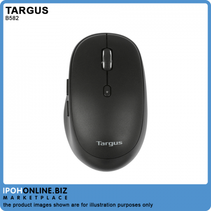 Targus B582 Midsize & Multi-Device Wireless Bluetooth Mouse Black - Android macOS